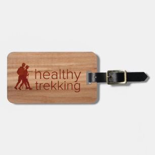 Gesunde Trekking-Imitate Ash Wood Gepäckmarke Gepäckanhänger