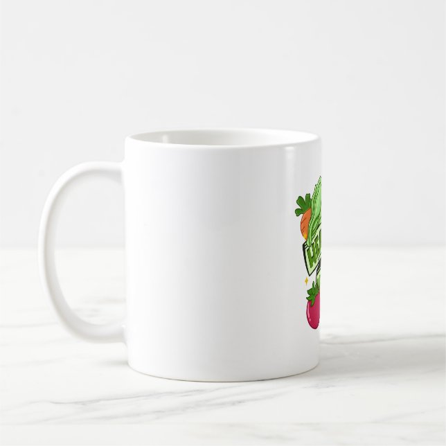 Gesunde Veggie Kaffeetasse (Links)
