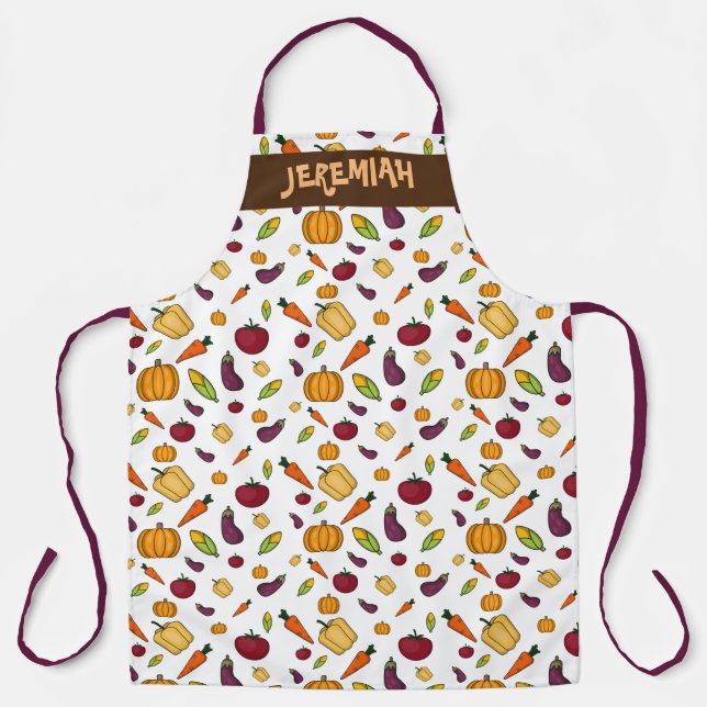 Gesunde Veggies "All Over Print" Schürze (Vorderseite)