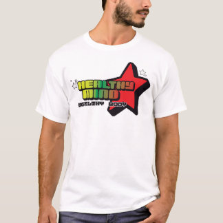Gesunder Geist, Gesunder Körper – Retro-Star-T-Shi T-Shirt