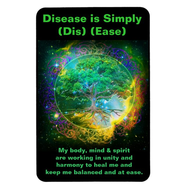 Gesunder Körper Inspiration Magnet (Vertikal)