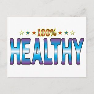 Gesunder Star Tag v2 Postkarte