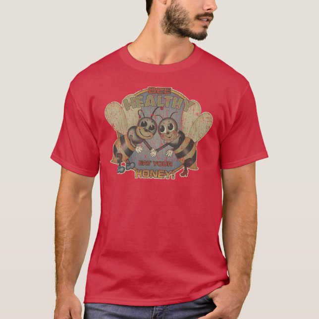 Gesundes-Biene-Geschenk T-Shirt (Vorderseite)