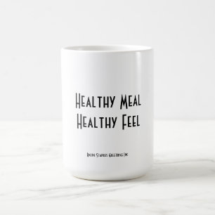 Gesundes Essen Kaffeetasse