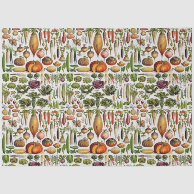 Gesundes Gemüse Seidenpapier (Vorderseite)