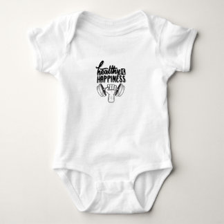 gesundes Gymnastikdesign Baby Strampler