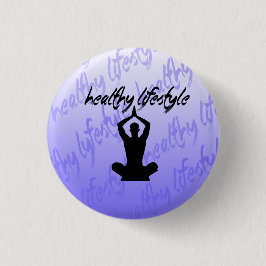 Gesundes Lifestyle-Button Button