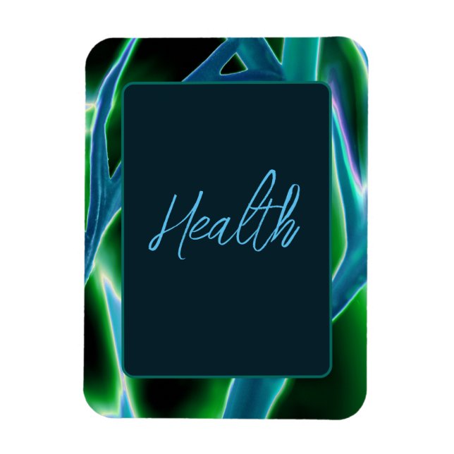 "Gesundheit" Blumenmuster-Magnet für flexibles Fot Magnet (Vertikal)