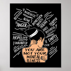 Gesundheit für Frauen Sie sind nicht Ihre psychisc Poster