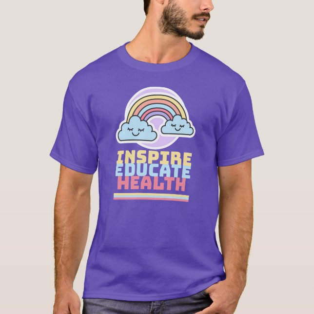 GESUNDHEIT INSPIRIERT T-Shirt (Vorderseite)