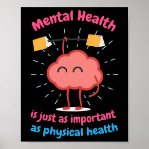 Gesundheit ist nur körperliche Gesundheit Motivier Poster