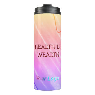 GESUNDHEIT IST REALTH THERMAL TUMBLER THERMOSBECHER