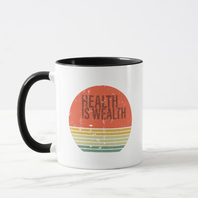 Gesundheit ist Vintag Tasse (Links)