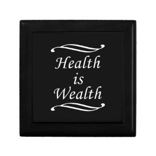 Gesundheit ist Wohlstand Erinnerungskiste