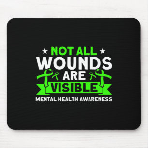 Gesundheit nicht alle Wunden Sichtbare psychische Mousepad