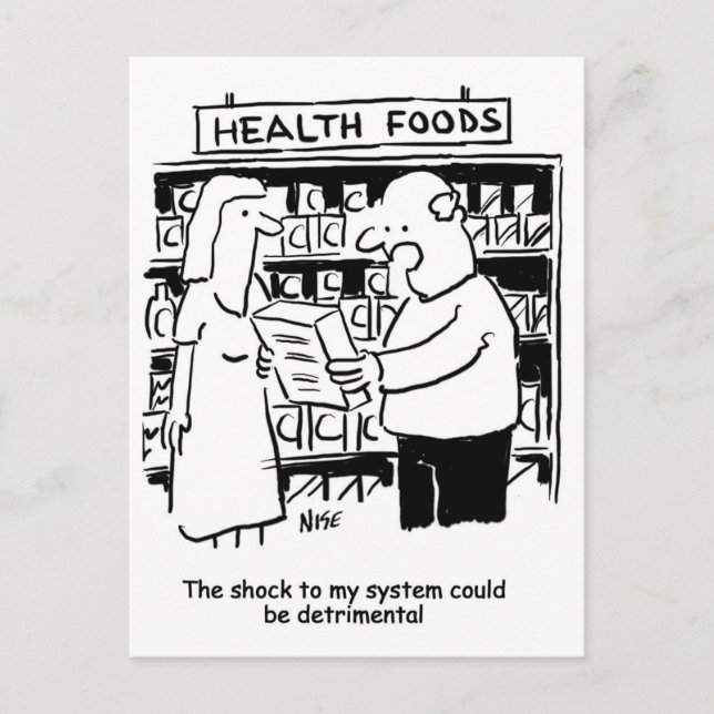 Gesundheitliche Lebensmittel könnten die Gesundhei Postkarte (Vorderseite)