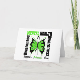 Gesundheits-Bewusstsein - Schmetterling Karte