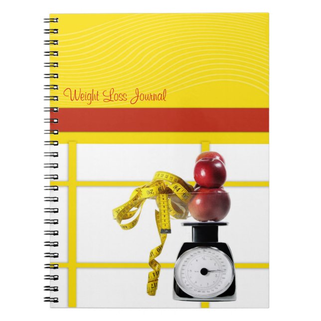 Gesundheits-Fitness-Notizbuch Notizblock (Vorderseite)