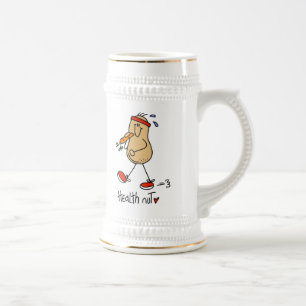 Gesundheits-Freak T-Shirts und Geschenke Bierglas