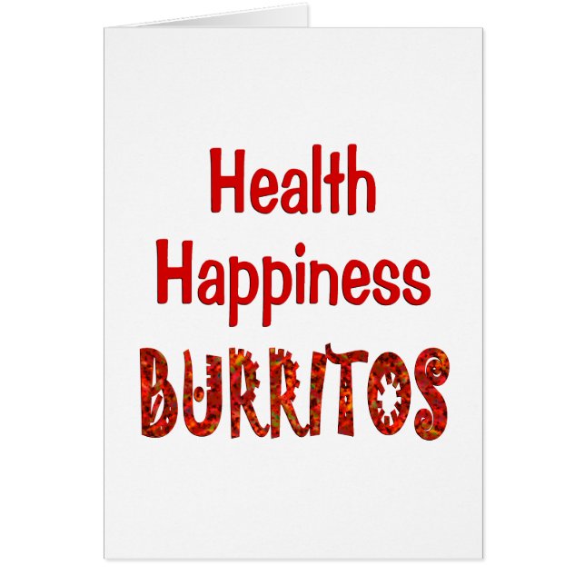 Gesundheits-GlückBurritos (Vorne)