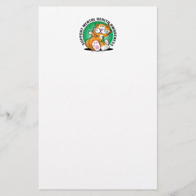 Gesundheits-Katze Briefpapier (Vorderseite)