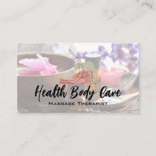 Gesundheits-Spa Körperentspannungs- Stretch Visitenkarte