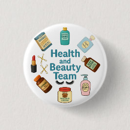 Gesundheits- und Schönheitsteam Button