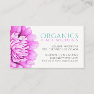 Gesundheits-und Wellness-Visitenkarten Visitenkarte