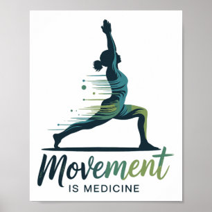 Gesundheits-Yoga-Übungs-Rehabilitations-Sportmediz Poster