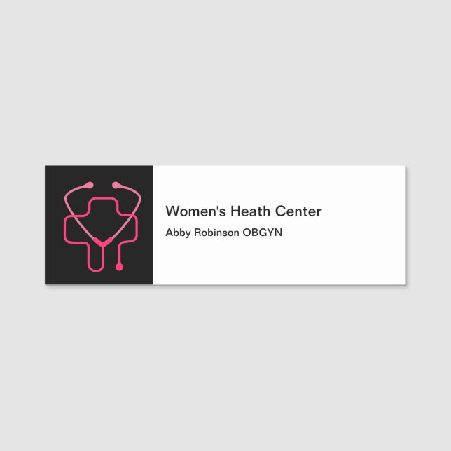 Gesundheitsamt der Frauen Namensschild (Vorderseite)