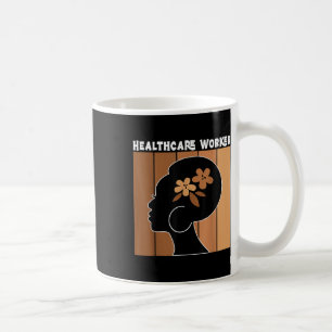 Gesundheitsarbeiter Afro Afro American Black Hist Kaffeetasse