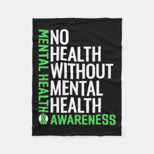 Gesundheitsbekämpfung Stigma Mental Health Awarene Fleecedecke