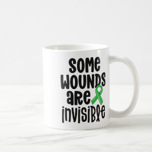Gesundheitsbewusstsein Einige Wunden sind unsichtb Kaffeetasse