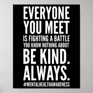 Gesundheitsbewusstsein Monat Ende des Stigma-posit Poster