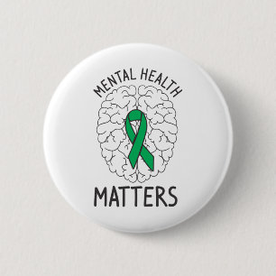 Gesundheitsbewusstsein Monat Psychische Gesundheit Button