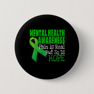 Gesundheitsbewusstsein Psychische Gesundheitsschle Button