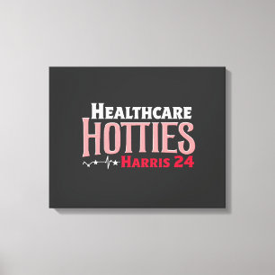 Gesundheitseinrichtungen für Harris 24 Wahl Kamala Leinwanddruck