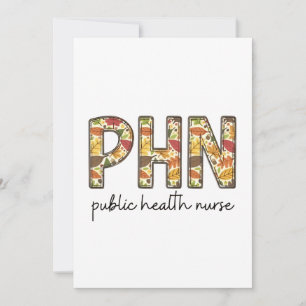 Gesundheitsfürsorge Sweatshirt PHN RN Shirt Niedli Einladung
