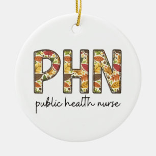 Gesundheitsfürsorge Sweatshirt PHN RN Shirt Niedli Keramik Ornament