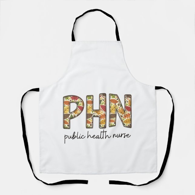 Gesundheitsfürsorge Sweatshirt PHN RN Shirt Niedli Schürze (Vorderseite)