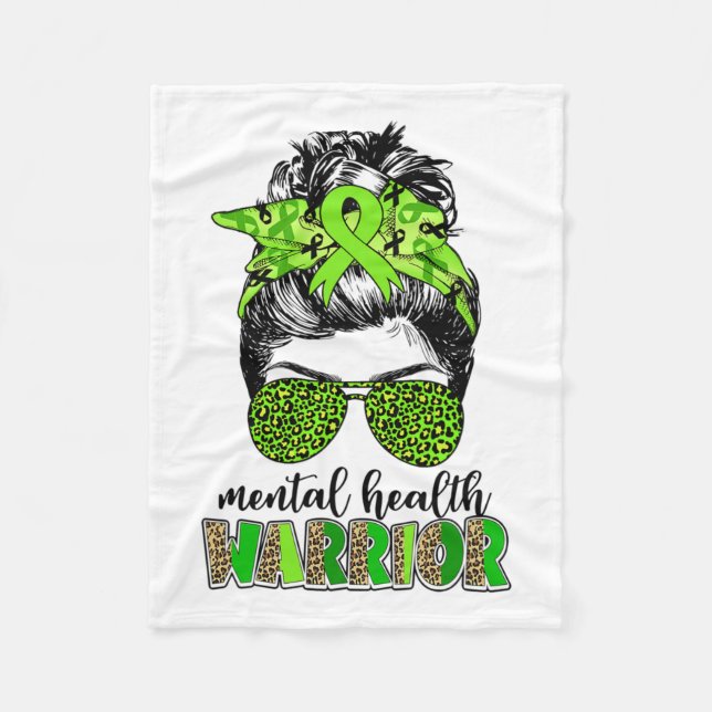 Gesundheitsfürsorger: Probleme mit psychischen Erk Fleecedecke (Vorderseite)