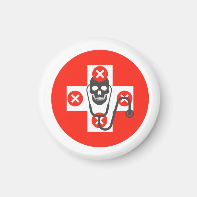 Gesundheitsgefährdung Magnet (Vorne)