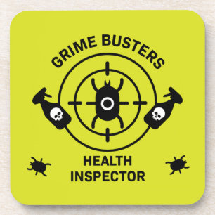 Gesundheitsinspektor Getränkeuntersetzer