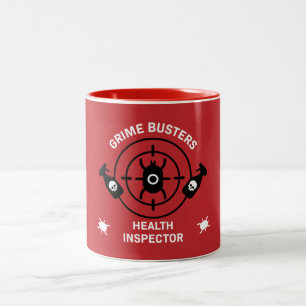 Gesundheitsinspektor Zweifarbige Tasse