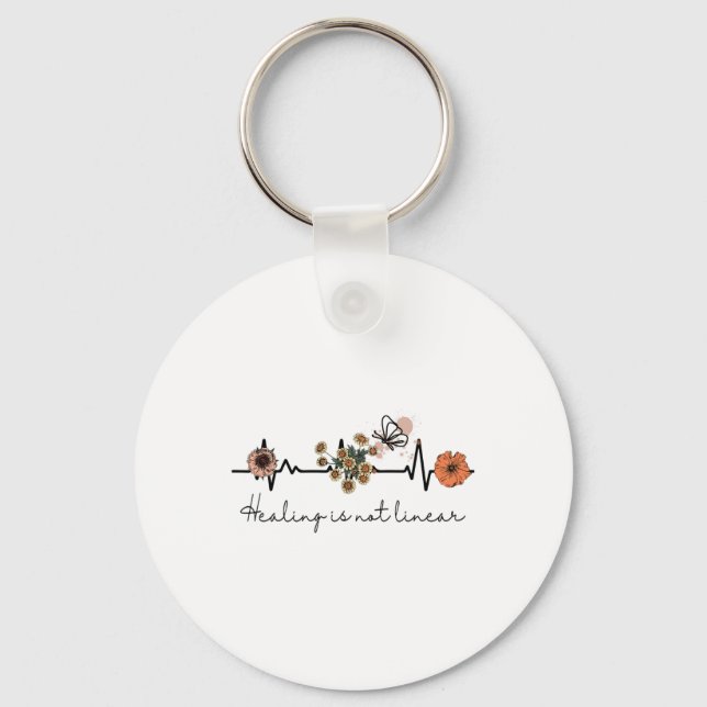 Gesundheitskursheilung ist nicht linear schlüsselanhänger (Vorderseite)