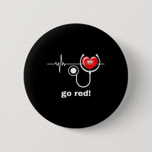 Gesundheitsmonat Februar Amerikanische Herzgesundh Button