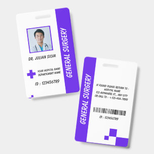 Gesundheitspflege Krankenpfleger Foto-ID-Ausweis Ausweis