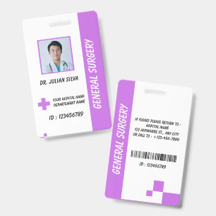 Gesundheitspflege Krankenschwester Foto-ID-Ausweis Ausweis