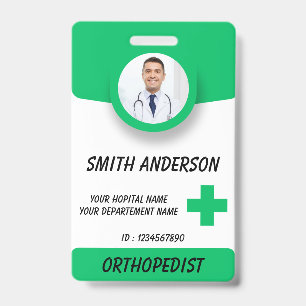 Gesundheitspflege-Krankenschwester-Foto-ID-Ausweis Ausweis