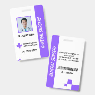 Gesundheitspflege Krankenschwester Foto-ID-Ausweis Ausweis